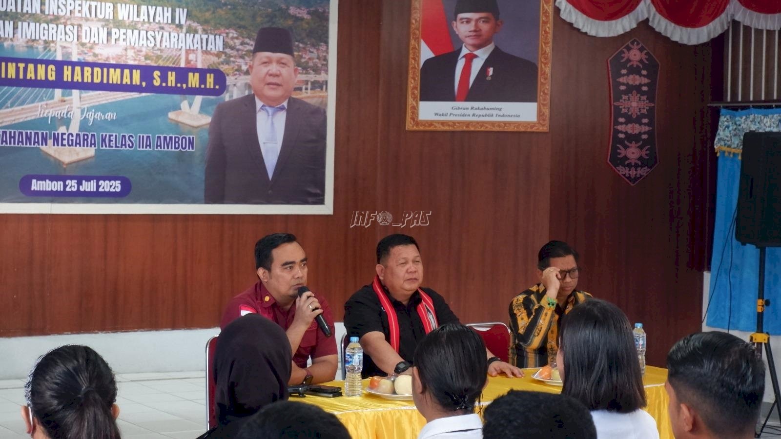 Dampingi Kunjungan Irwil IV, Kanwil Ditjenpas Maluku Dukung Rutan Ambon Raih WBK