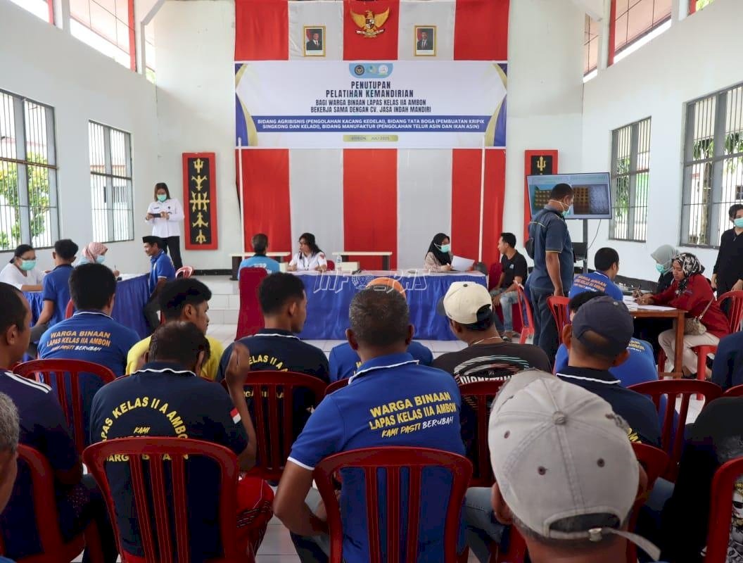 Cegah Penularan TBC, Lapas Ambon Gelar Skrining Bersama Labkesmas dan Dinkes