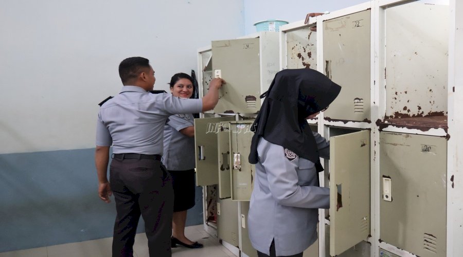 LPKA Ambon Lakukan Penggeledahan dan Pemeriksaan Kebersihan Anak Binaan