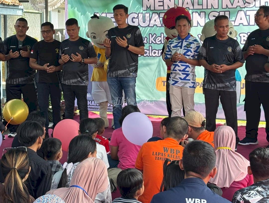 Lapas Tanjungpandan Rayakan HAN bersama Anak Warga Binaan dan Petugas