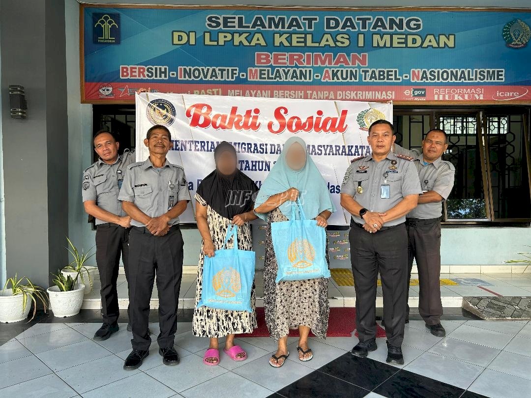 LPKA Medan Tebar Kepedulian Sambut HUT Ke-80 RI