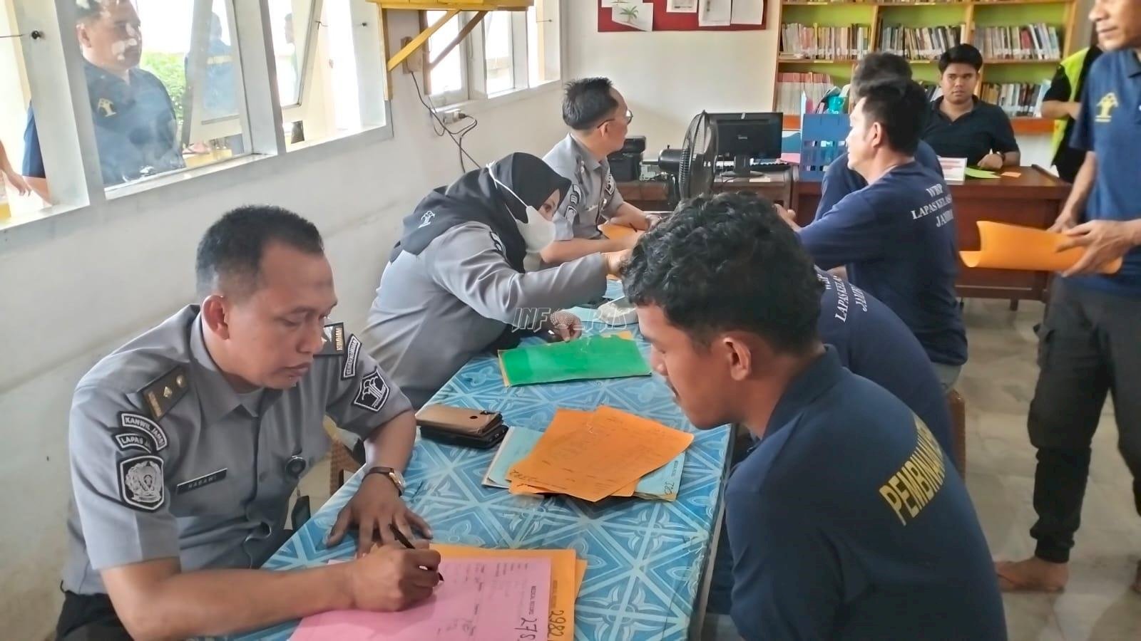 Jaga Kesehatan Fisik dan Mental Warga Binaan, Lapas Jambi Lakukan Pemeriksaan Menyeluruh