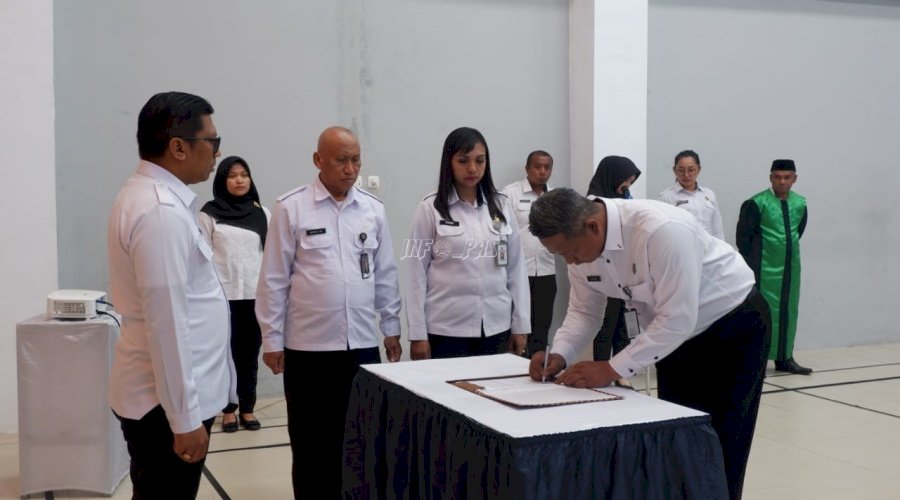 Lantik Pembina Keamanan Pemasyarakatan Ahli Muda, Ini Pesan Kakanwil Ditjenpas Maluku