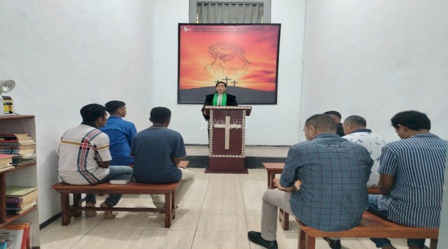 Gandeng GPM Banda, Lapas Bandanaira Gencarkan Pembinaan Rohani Warga Binaan