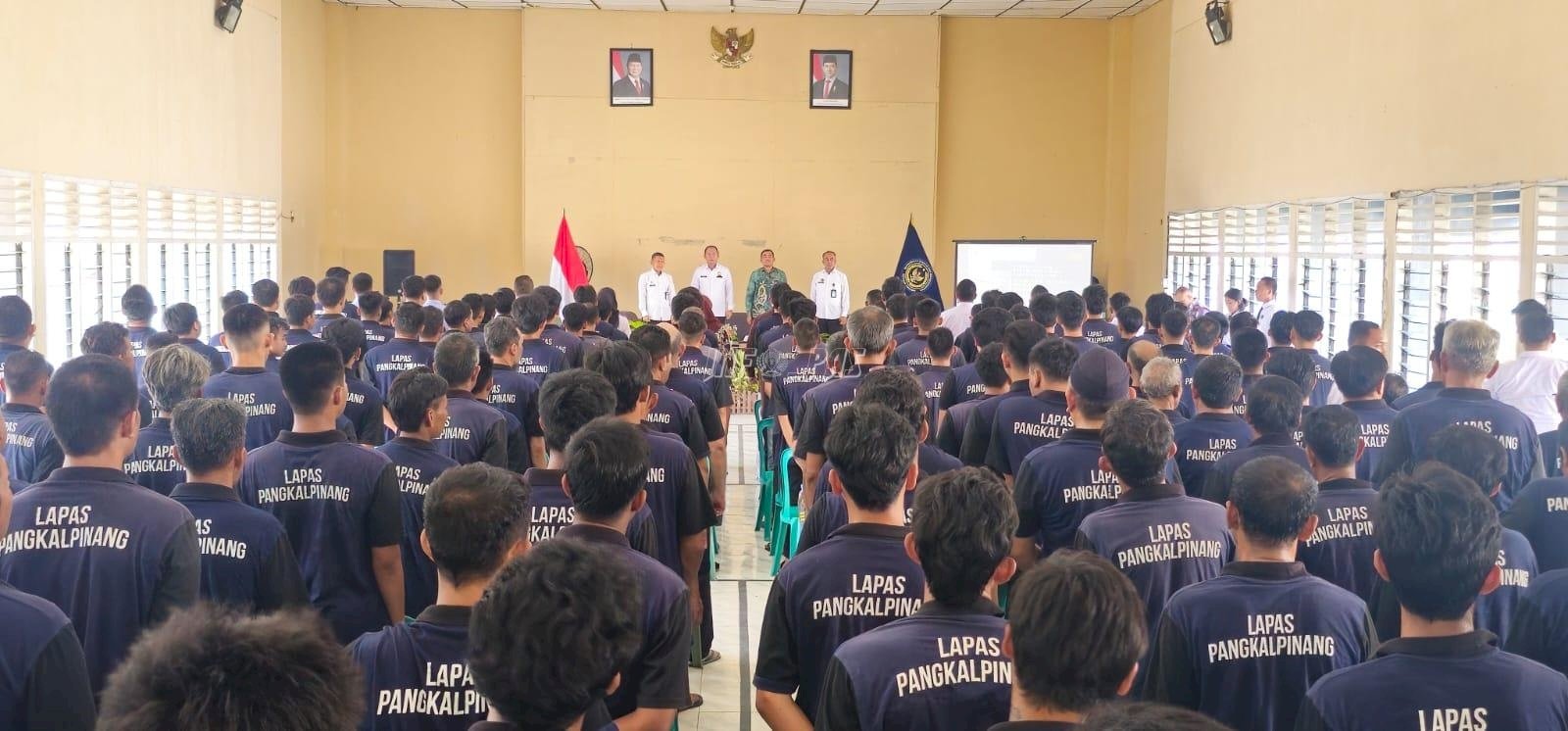 Kolaborasi Lapas Pangkalpinang & Ditjen IDP HAM, Tanamkan Nilai HAM bagi Warga Binaan