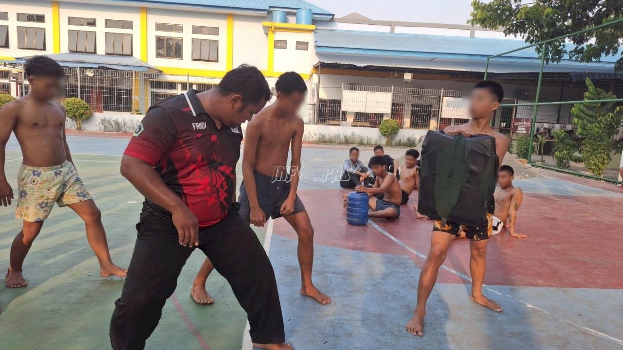 Bentuk karakter Tangguh, LPKA Medan Latih Anak Binaan Pencak Silat