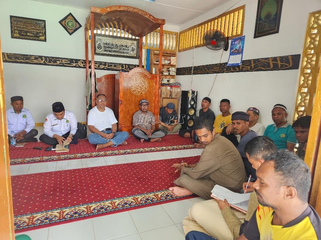 Bina Iman Warga Binaan, Lapas Tual Gandeng Penyuluh Kemenag Malra