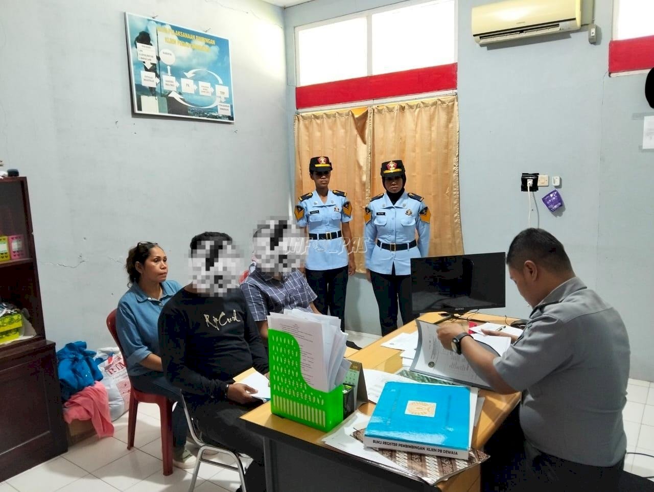 Bapas Ambon Latih Taruni Poltekpin Prosedur Penerimaan Klien