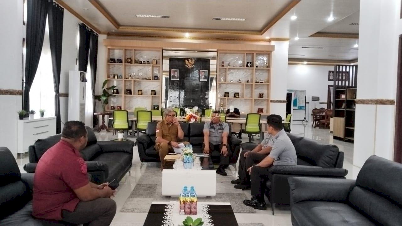 Sinergi Jelang HUT RI, Lapas Tual Audiensi dengan Bupati Maluku Tenggara
