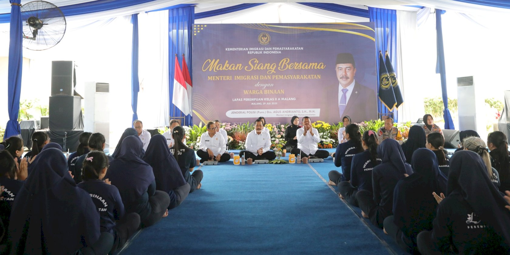 Menimipas Santap Nasi Cadong Bareng Warga Binaan Lapas Perempuan Malang