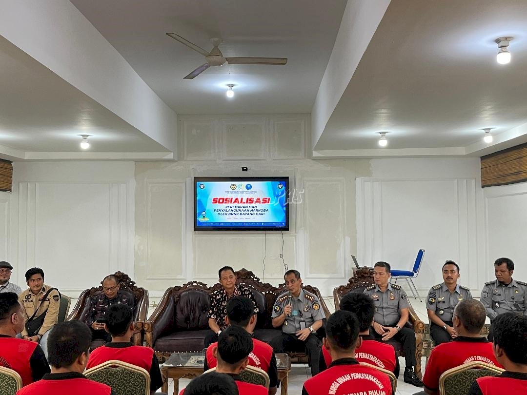 Gandeng BNNK Batanghari, Lapas Muara Bulian Sosialisasikan Bahaya Narkotika