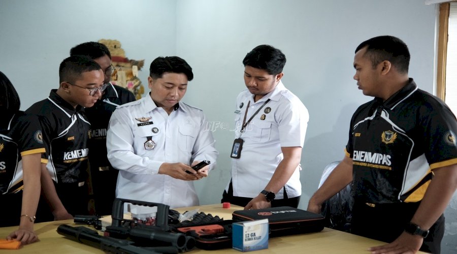 Lapas Tabanan Bekali CASN dengan Pengenalan dan Perawatan Senpi
