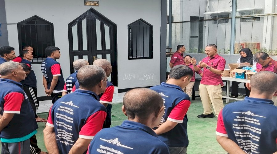 Penuhi Hak Kesehatan Warga Binaan, Lapas Wahai Lakukan Pencegahan Primer