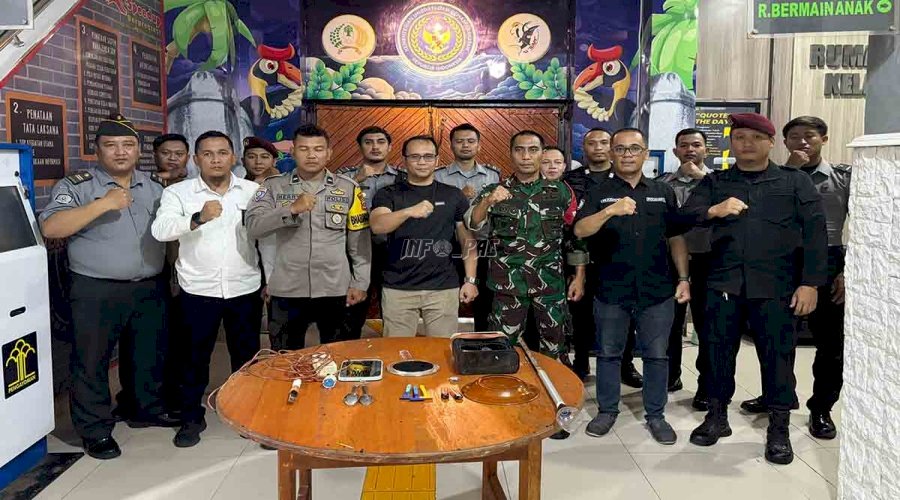 Razia Gabungan di Rutan Palu, Kanwil Ditjenpas Sulteng Perkuat Deteksi Dini Gangguan Kamtib
