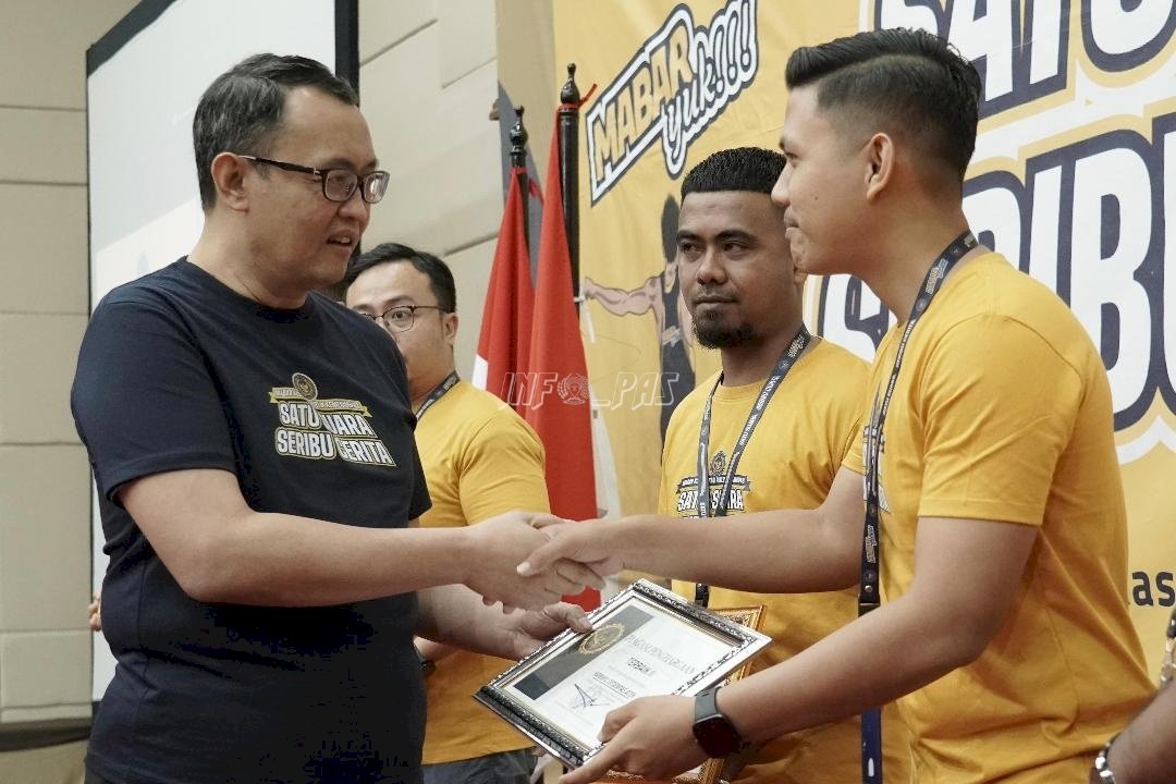 Kanwil Ditjenpas Aceh Raih Terbaik II Mabar Komunikasi Publik Kemenimipas 2025