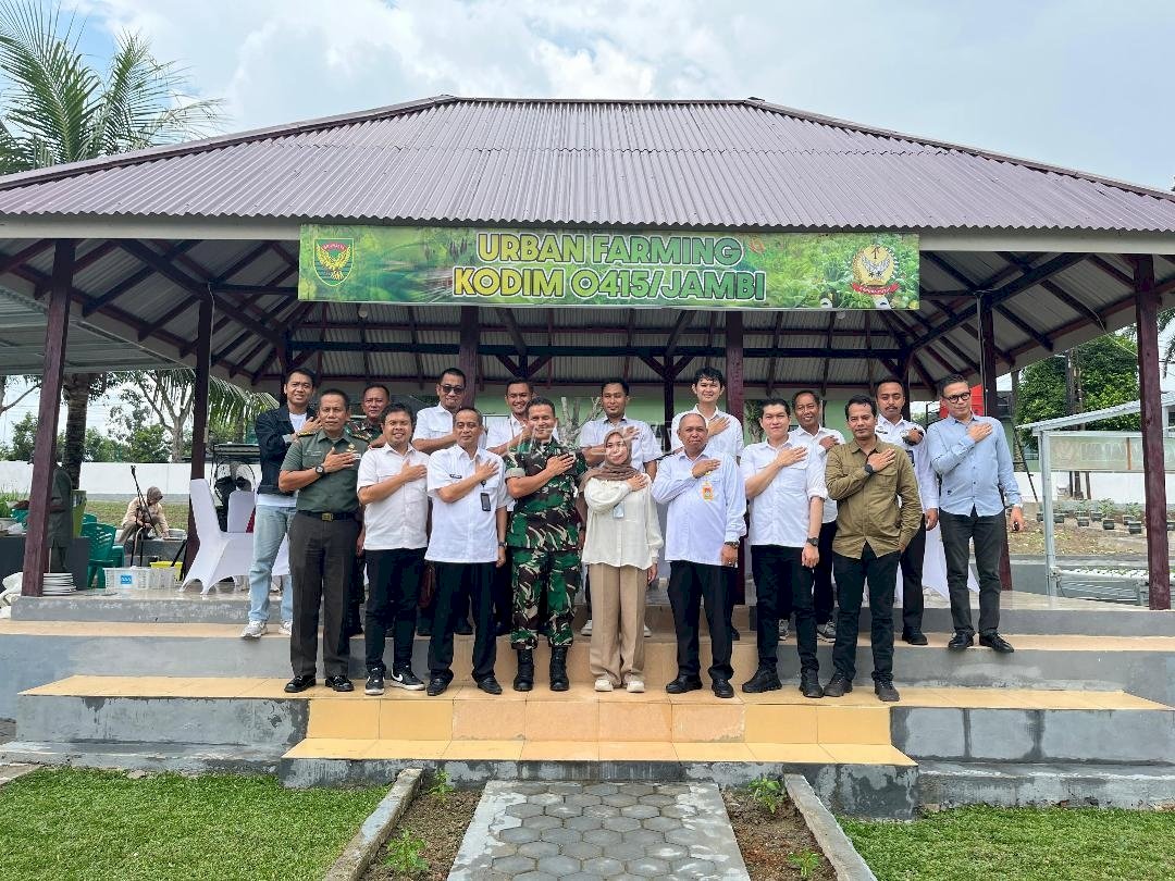Wujudkan Lapas Aman, Lapas Muara Bulian dan Kodim 0415/BTH Bersinergi