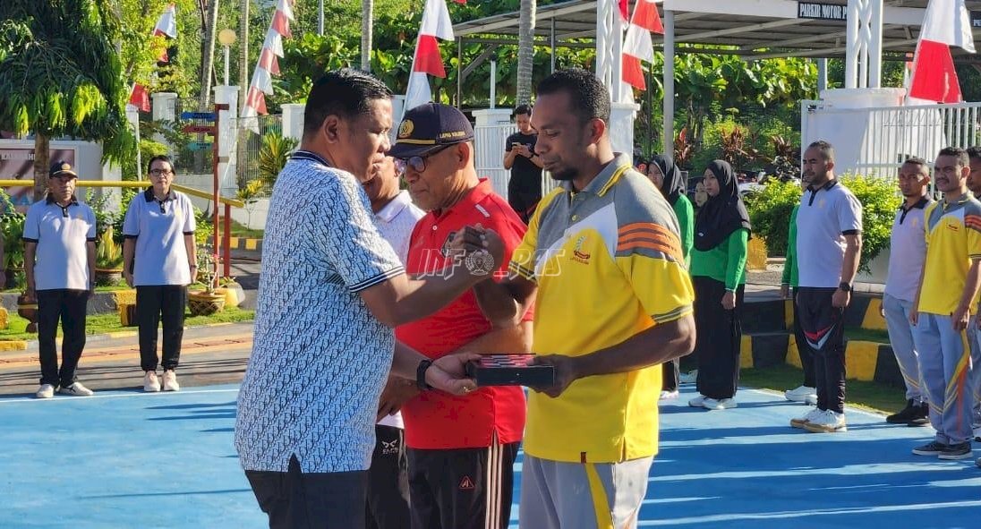 Semarakkan HUT Ke-80 RI, Lapas Kalabahi Buka Pekan Olahraga