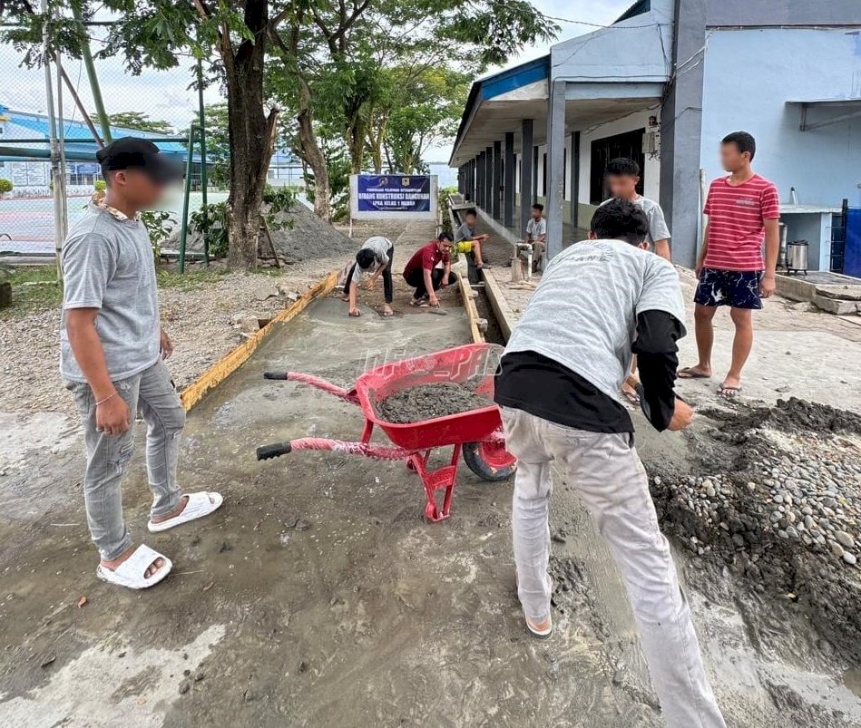 LPKA Medan Cetak Anak Binaan Siap Kerja Lewat Pelatihan Konstruksi