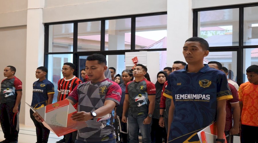 Sambut HUT Ke-80 RI, LPKA Ambon Gelar PORSENI Petugas dan Anak Binaan