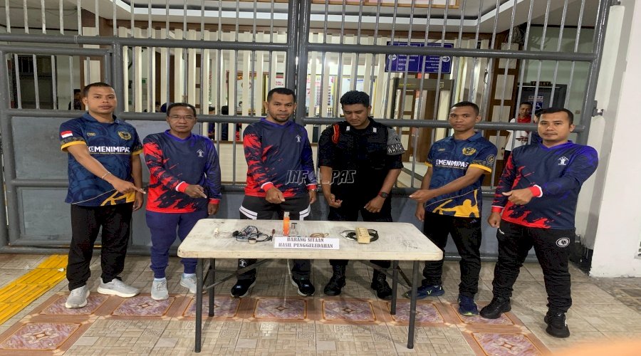 Pastikan Zero Halinar, Lapas Ambon Intensifkan Penggeledahan Kamar Hunian