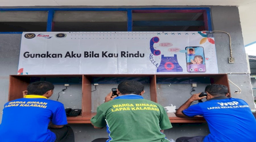 Lapas Kalabahi Pasang Empat Unit Wartelsuspas, Wujudkan Akses Komunikasi Warga Binaan 