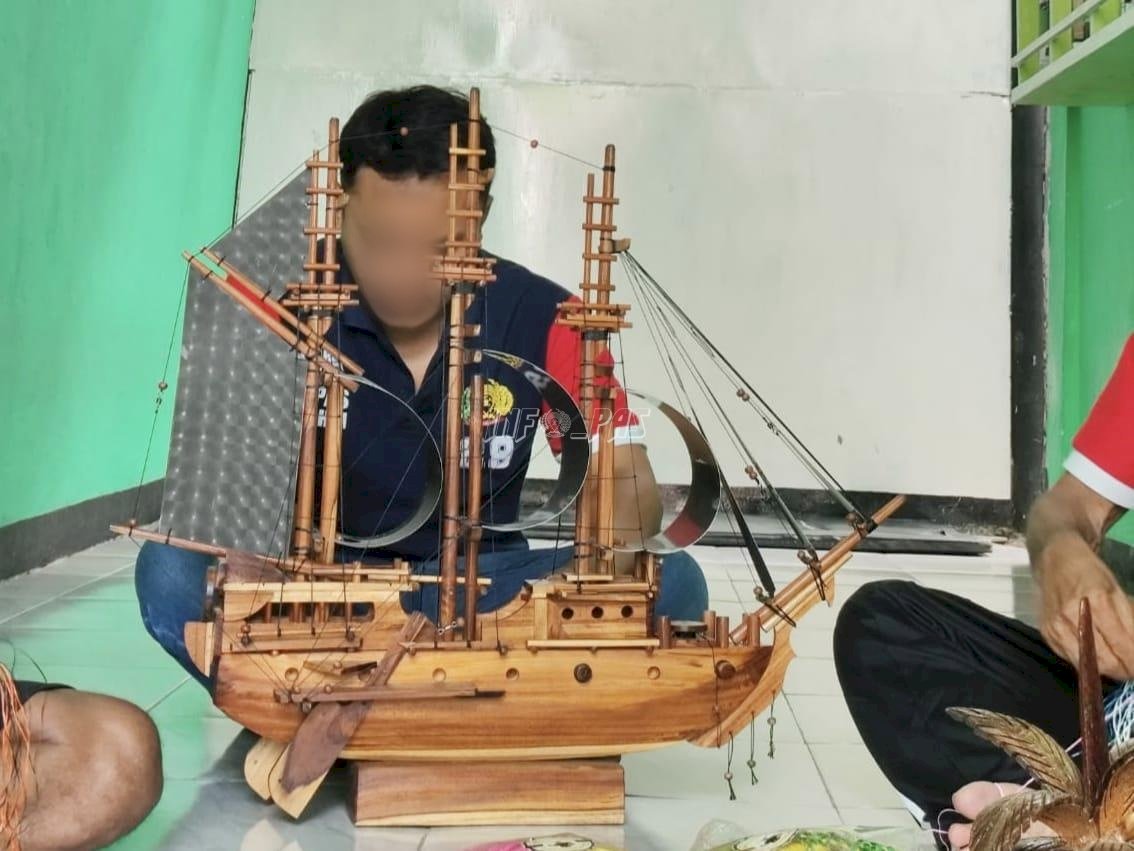 Bina Kreativitas Warga Binaan, Lapas Wahai Siapkan Produk Unggulan