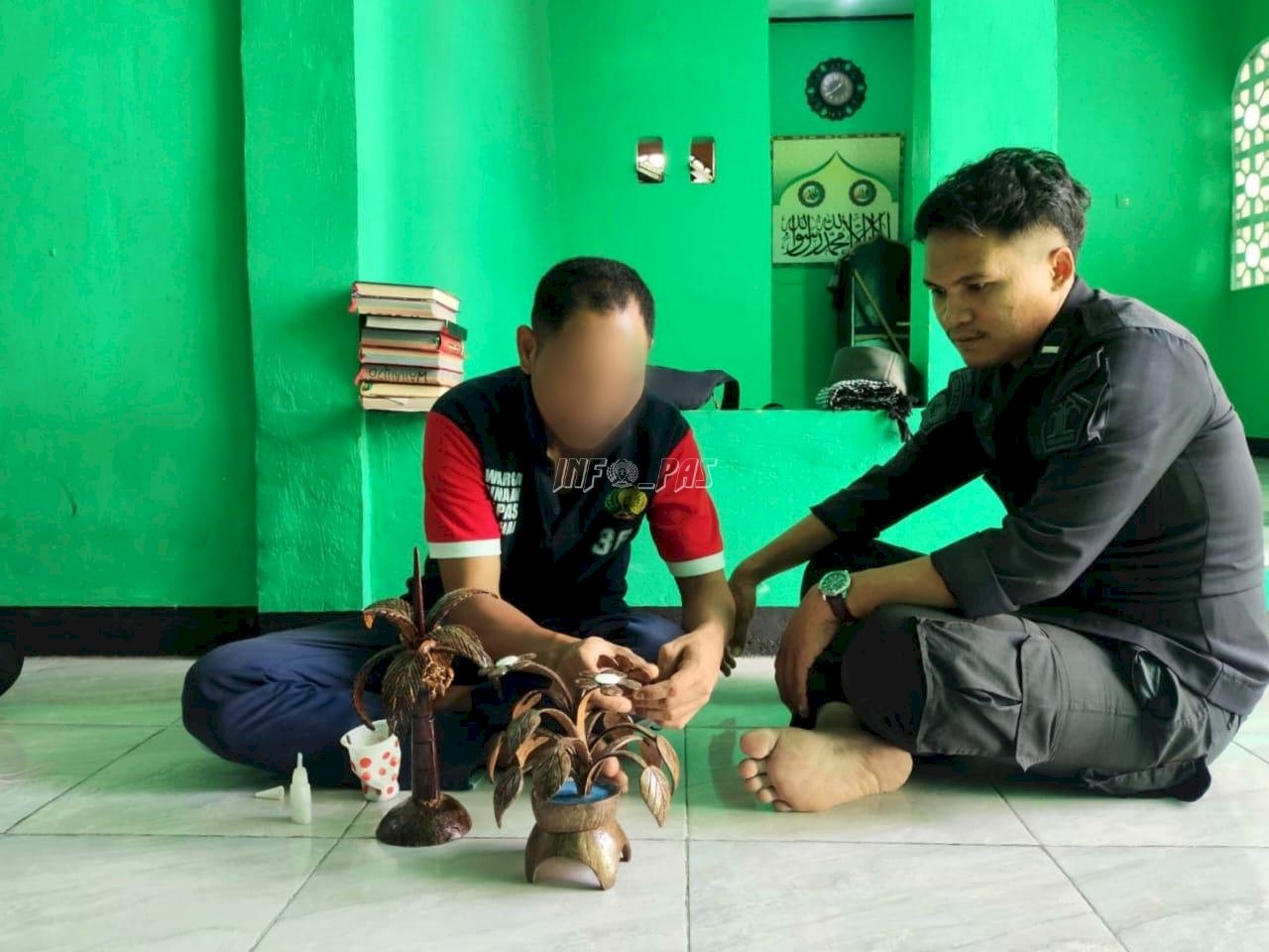 Bina Kreativitas Warga Binaan, Lapas Wahai Siapkan Produk Unggulan