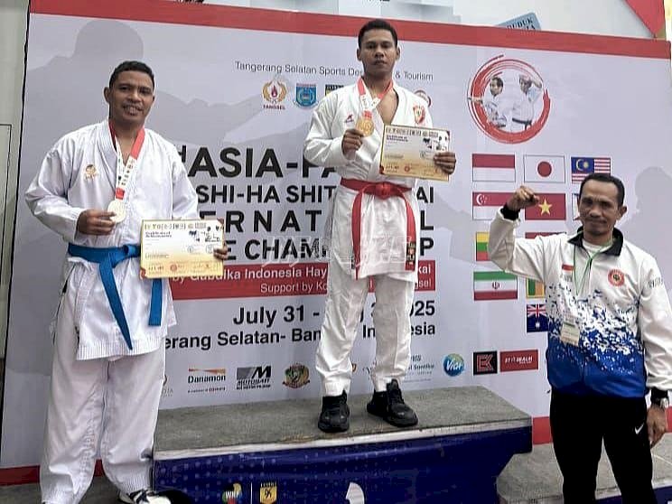 Wakili Indonesia, Petugas Lapas Wahai Sabet Medali Emas Kejuaraan Karate Asia Pasifik 2025