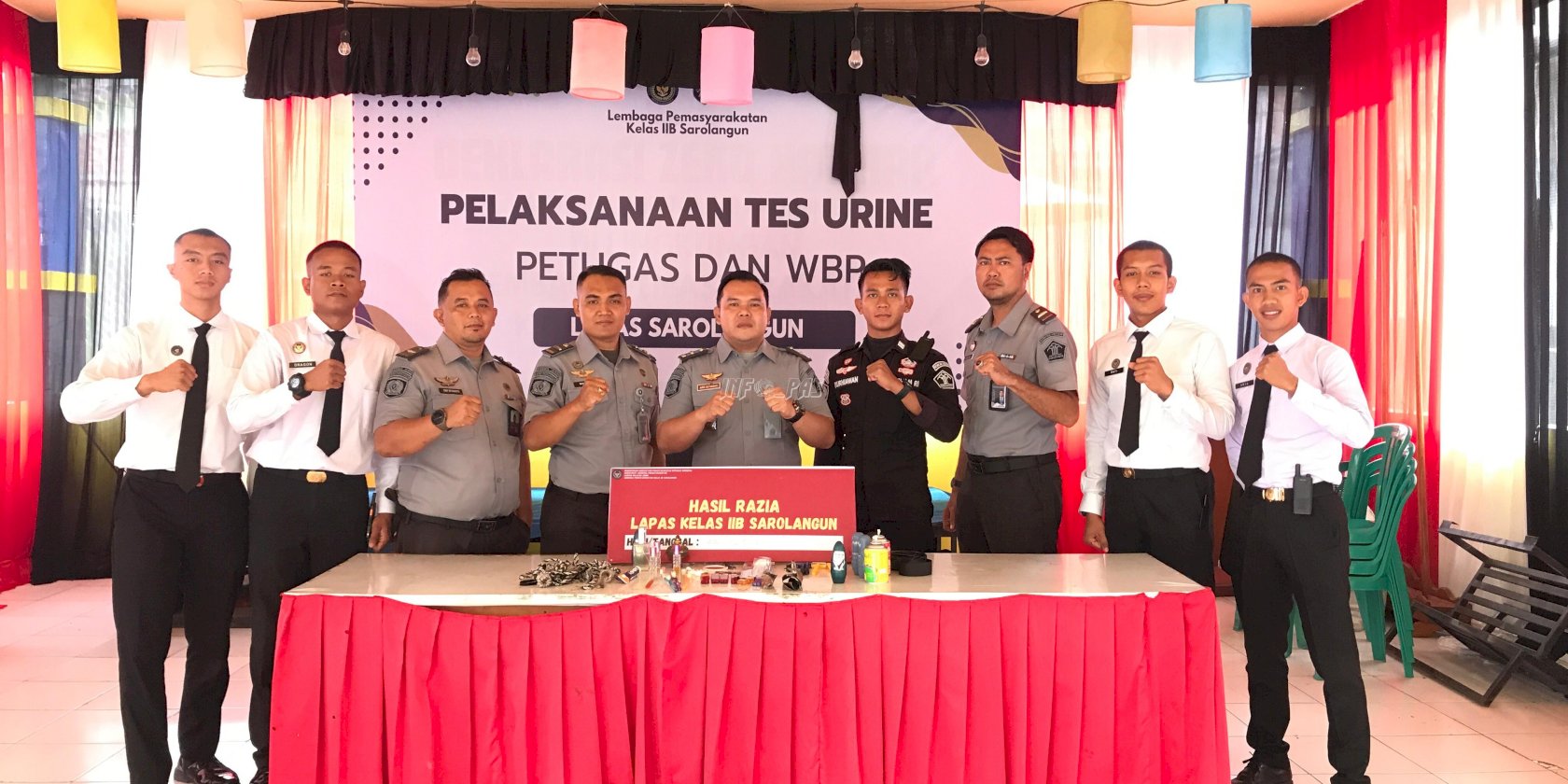 Jaga Stabilitas Kamtib, Lapas Sarolangun Kembali Geledah Blok Hunian Warga Binaan 