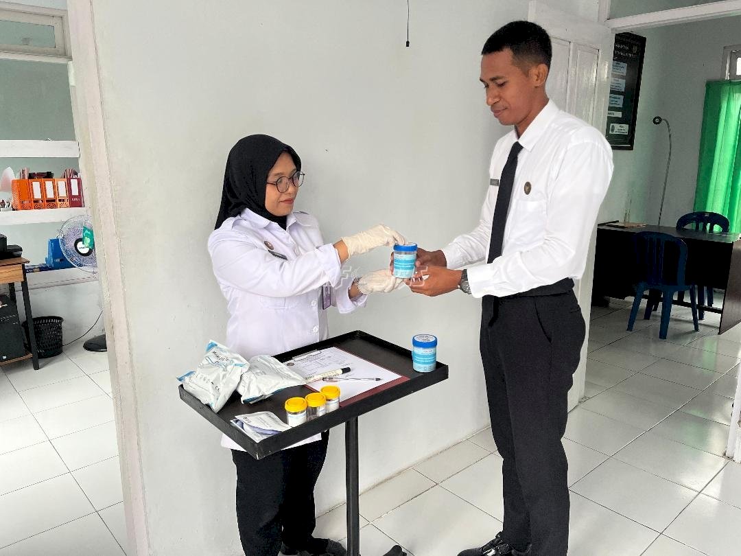 Tes Urine CASN & Warga Binaan, Lapas Piru Tegaskan Komitmen Zero Narkoba
