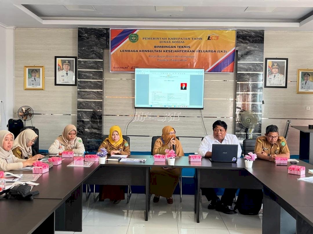Dukung SPPA, Bapas Amuntai Jadi Narasumber Bimtek LK3 Tapin