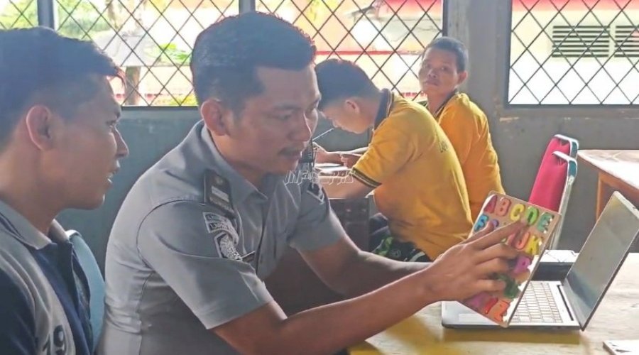 Berantas Buta Aksara, Lapas Muara Bungo Bekali Warga Binaan dengan Kemampuan Membaca, Menulis, dan Berhitung