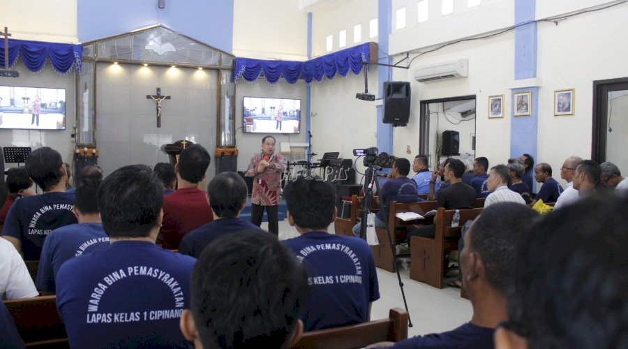 Lapas Cipinang Tunjukkan Komitmen PRIMA lewat Pembinaan Rohani Kristen