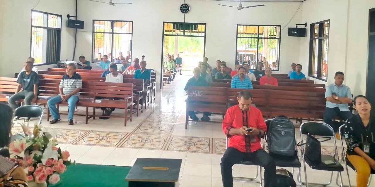 Perkuat Iman di Balik Jeruji, Lapas Ambon Gandeng Penyuluh Agama Kristen Kemenag
