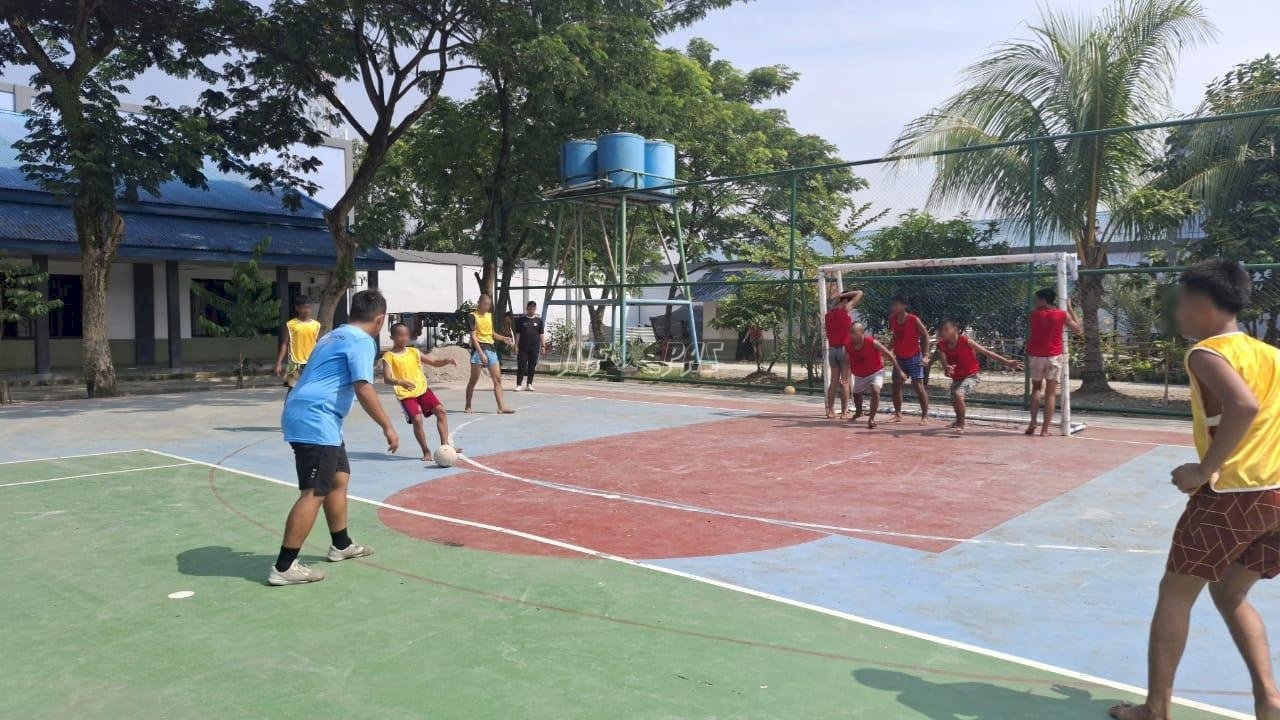 Futsal Jadi Sarana Pembinaan Karakter Anak Binaan LPKA Medan