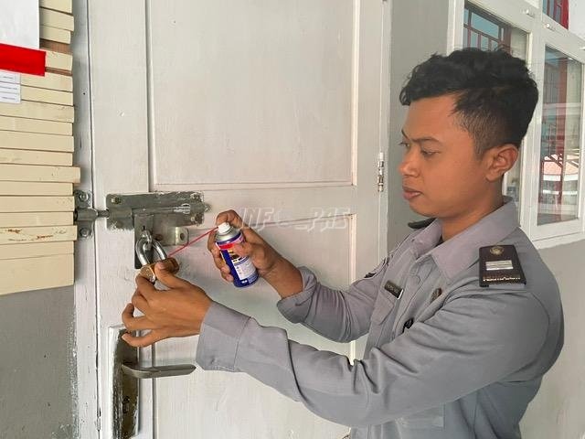 LPKA Palu Tingkatkan Keamanan lewat Perawatan Rutin Gembok