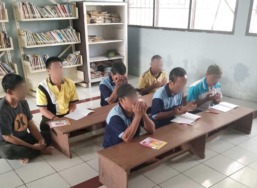 Berantas Buta Aksara, Lapas Tolitoli Gelar Kelas Membaca dan Bahasa
