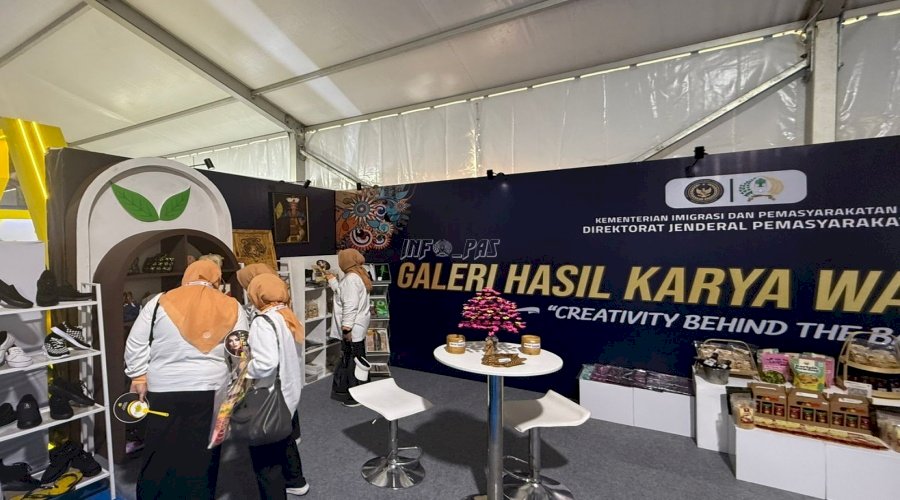 Karya Warga Binaan Lapas Cipinang Curi Perhatian di Pameran Laut Sebasah 2025