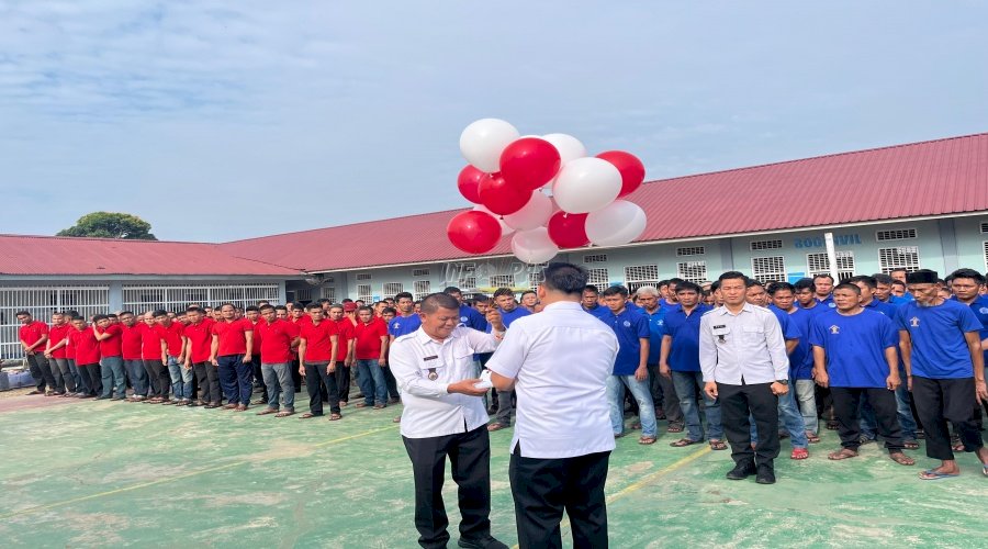Sambut HUT Ke-80 RI, Lapas Muara Tebo Gelar Pekan Olahraga 