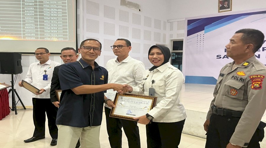 Lapas Perempuan Jambi Raih Penghargaan IKPA Tahun 2025 dari KPPN Jambi