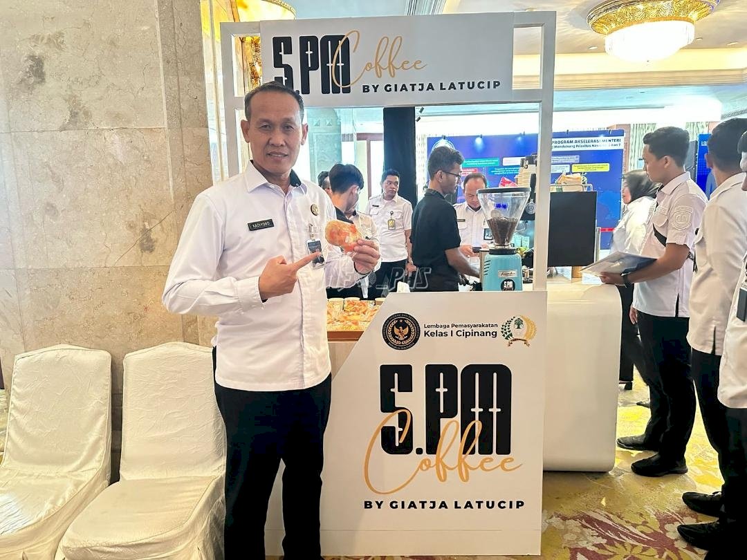 5PM Cafe Lapas Cipinang Curi Perhatian di Rakor Kemenimipas