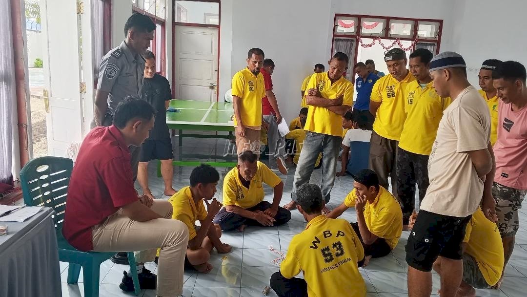 Warga Binaan Lapas Namlea Asah IQ Lewat Lomba Catur dan Domino