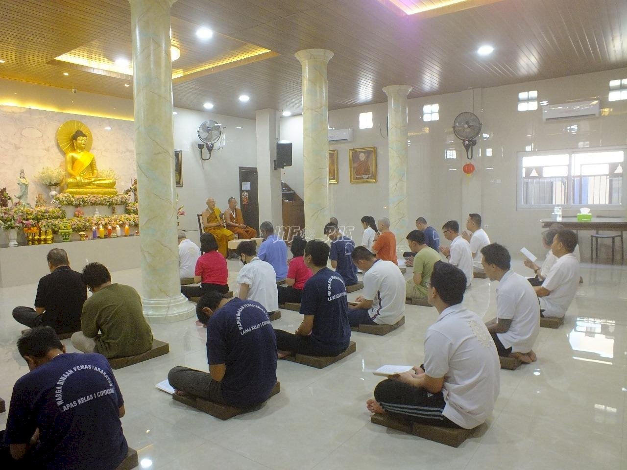 Lapas Cipinang Hadirkan Meditasi ODM bagi Warga Binaan Buddha
