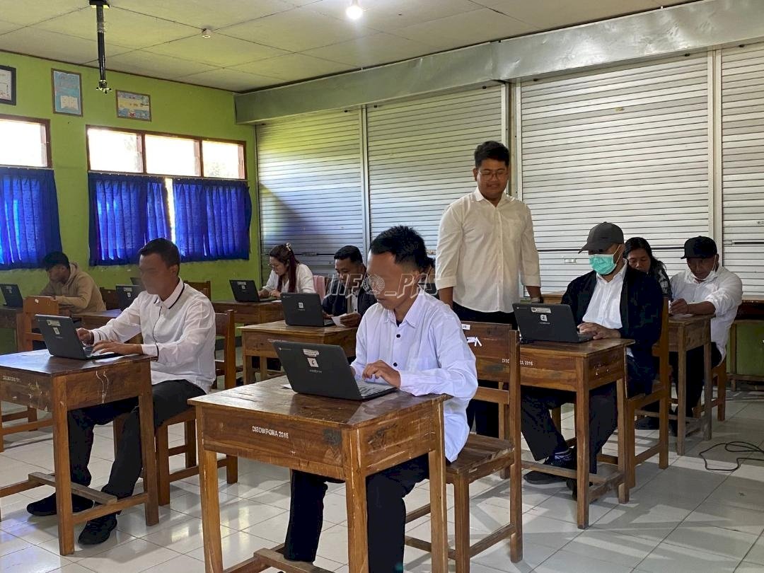 Semangat Belajar Tanpa Batas, Lima Warga Binaan Lapas Narkotika Bangli Jalani ANBK