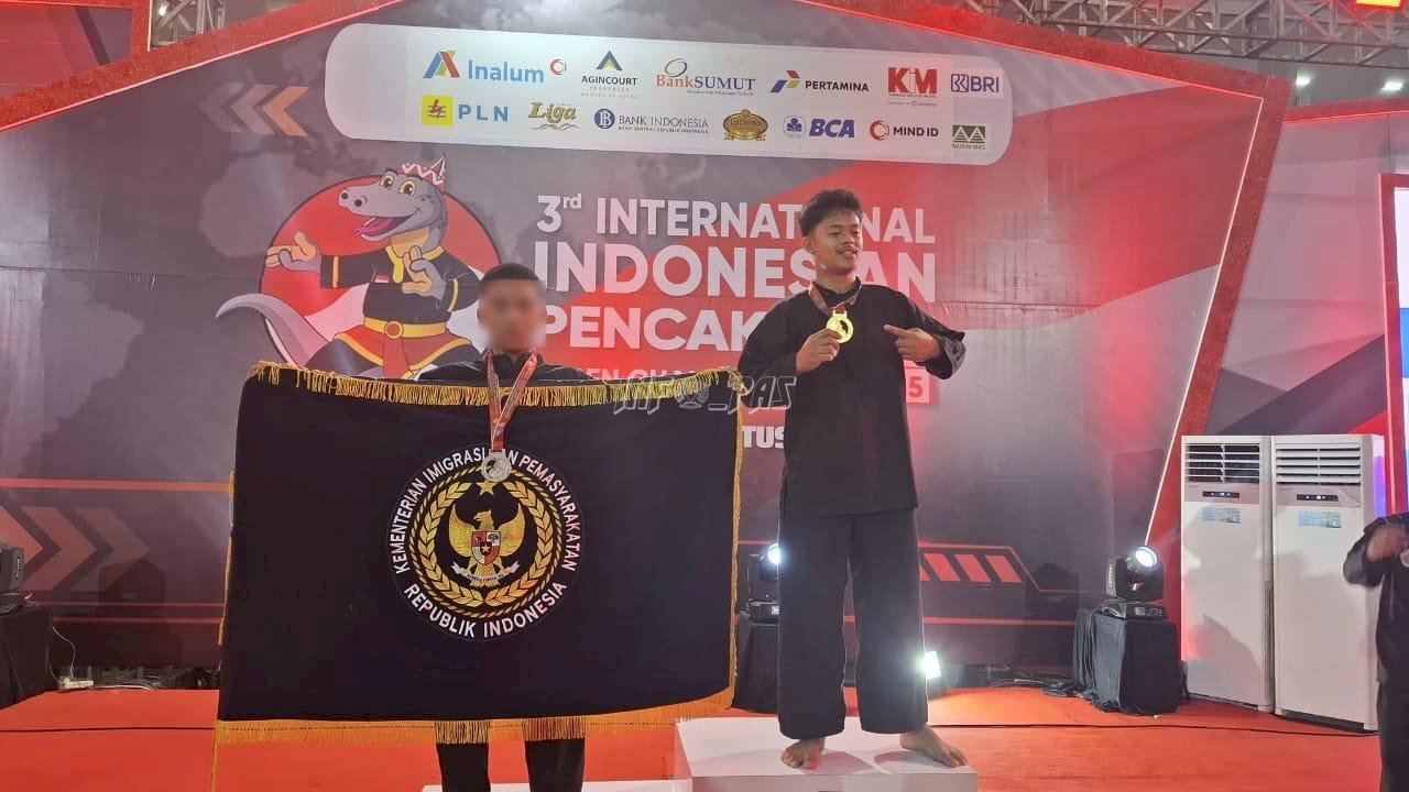 Anak Binaan LPKA Medan Raih Medali Perak di Ajang Pencak Silat Internasional