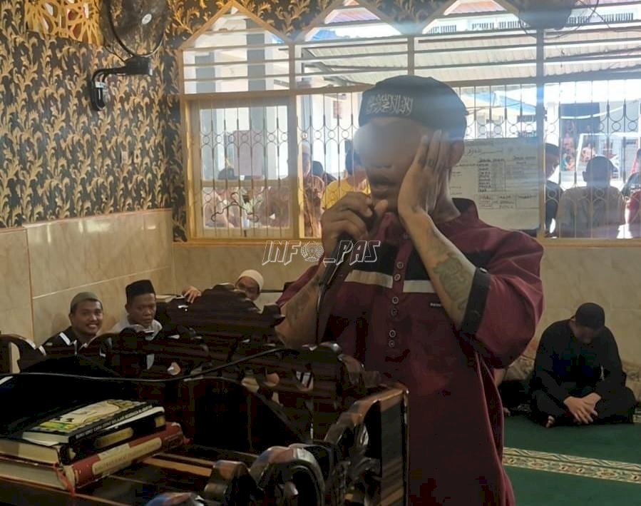 Lomba Azan Warnai Porseni Rutan Palu, Wujud Pembinaan Keagamaan