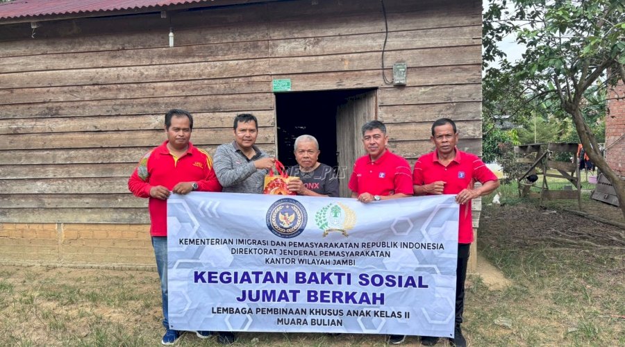 LPKA Muara Bulian Tebar Kepedulian lewat Bakti Sosial untuk Masyarakat