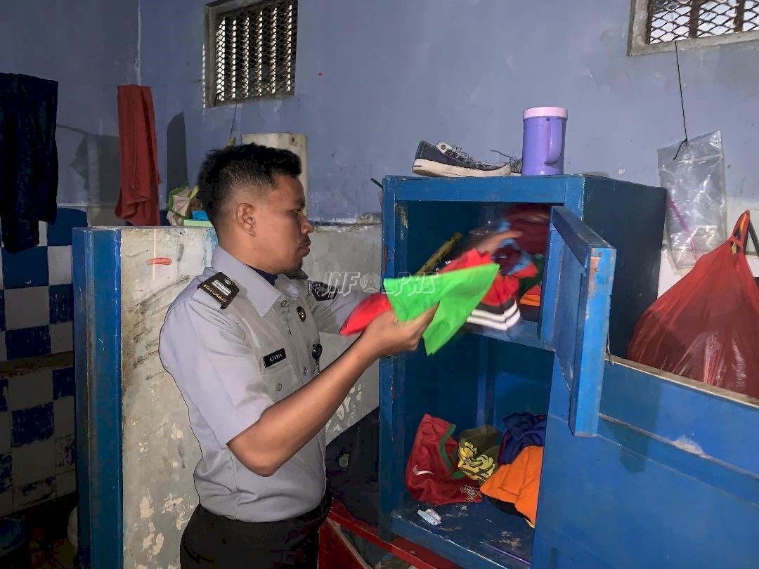 Gelar Razia Malam, Lapas Saumlaki Cegah Gangguan Kamtib