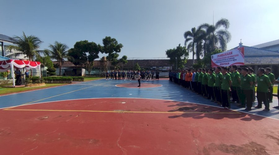 Sambut HUT Ke-80 RI, Lapas Metro Gelar Pekan Olahraga Petugas dan Warga Binaan