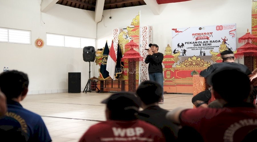 Unjuk Kebolehan Bernyanyi, Petugas dan Warga Binaan Meriahkan Lapas Tabanan Idol